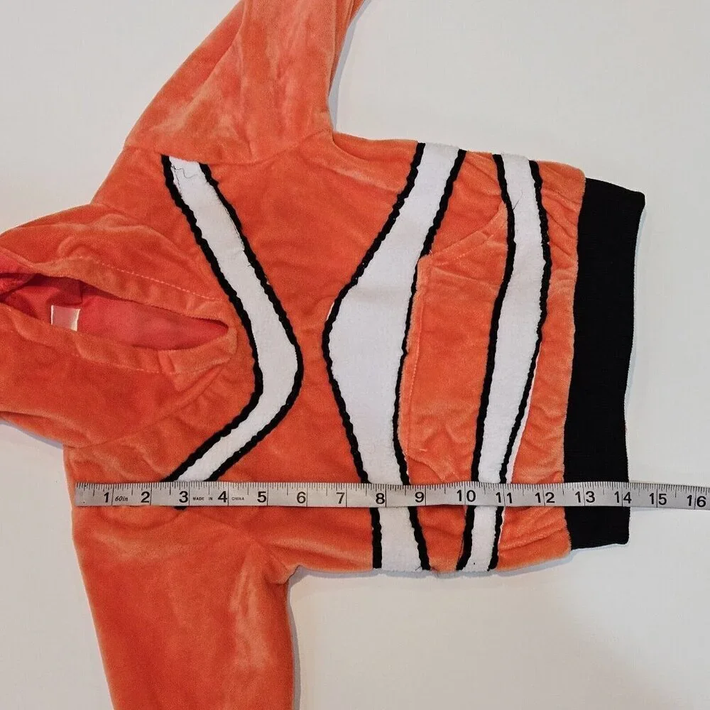 Orange Clown Fish Halloween Costume Baby 18-24 Months JACKET ONLY Handmade Nemo